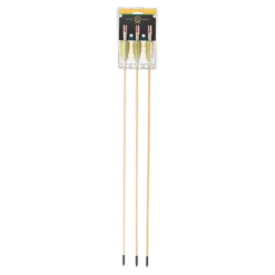 EK Archery 'Natural Feather' Wooden Arrows 32" - 3 Pack