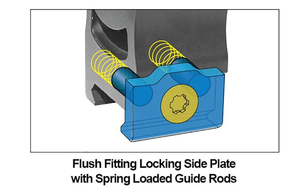 UTG PRO 1inch 2PCs High Profile P.O.I Picatinny Rings - Image 4