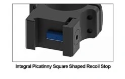 UTG PRO 1inch 2PCs High Profile P.O.I Picatinny Rings