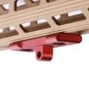 Rifleworks M-lok Aluminium Bipod / Sling Stud Adaptor - Red