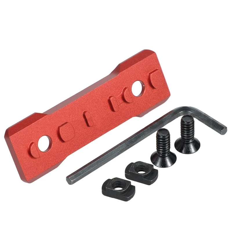 Rifleworks M-lok Aluminium Bipod / Sling Stud Adaptor - Red - Image 2