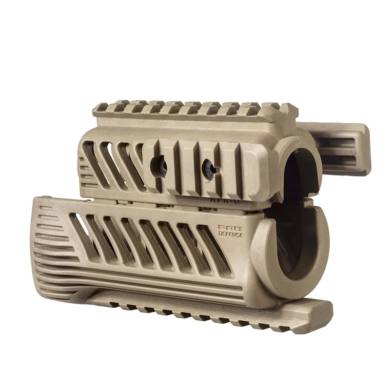 FAB Defense Polymer Quad-Rail System For AKS-74U - Tan - Image 3