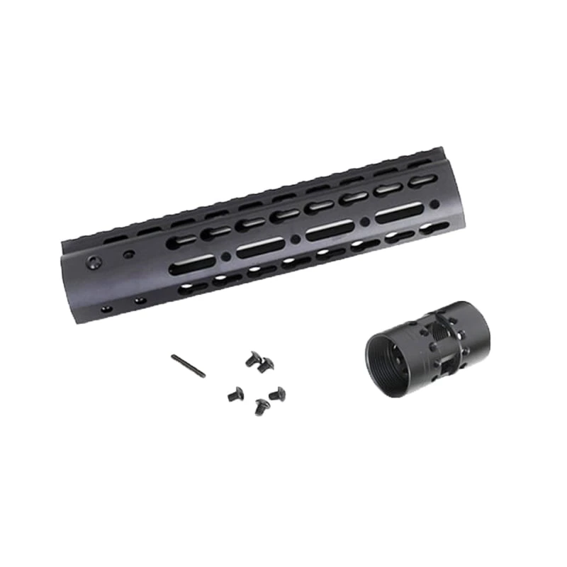 Rifleworks Free Float Keymod Handguard With Steel Nut - 9 Inch - Image 2