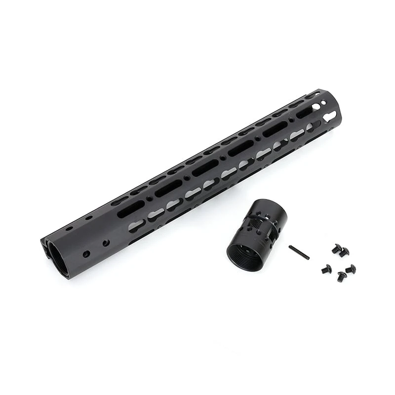 Rifleworks Free Float Keymod Handguard With Steel Nut - 12 Inch - Image 4