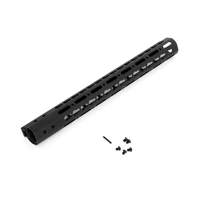 Rifleworks Free Float Keymod Handguard With Steel Nut - 15 Inch
